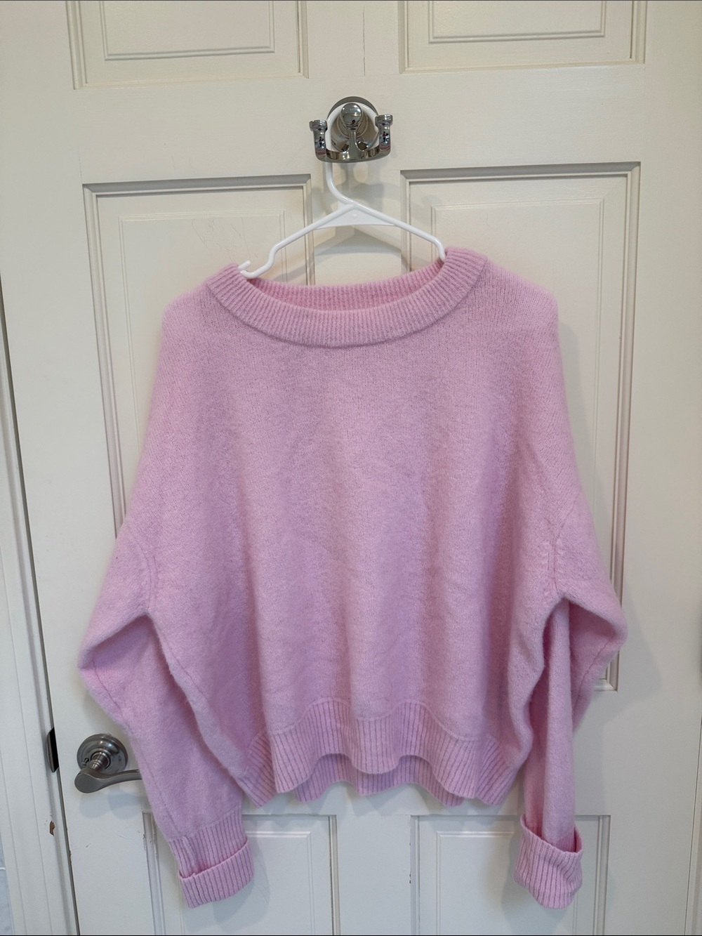 American Vintage Light Pink Crewneck Sweater